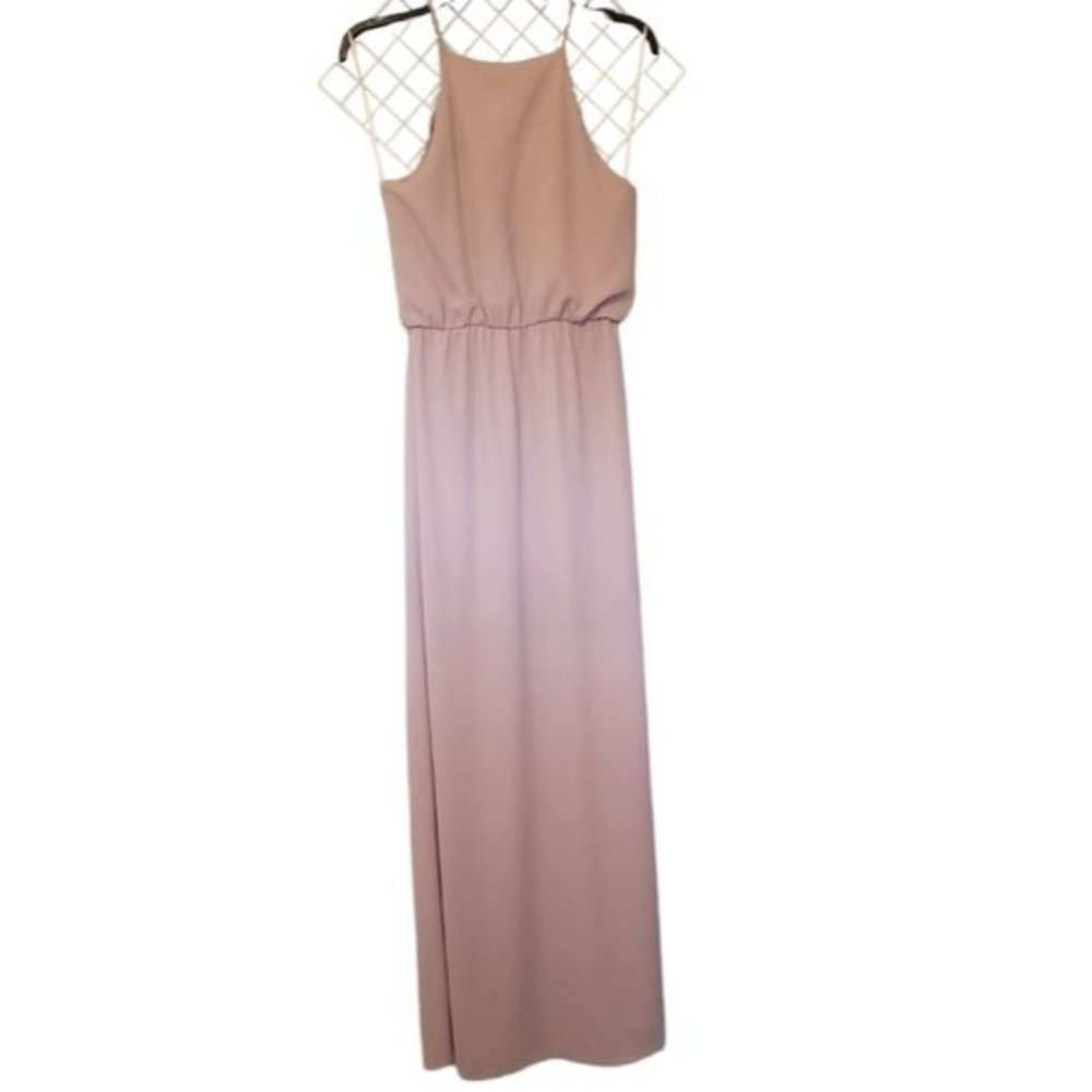 Wayf Posie Pink Maxi Dress Size Small - Picture 7 of 7